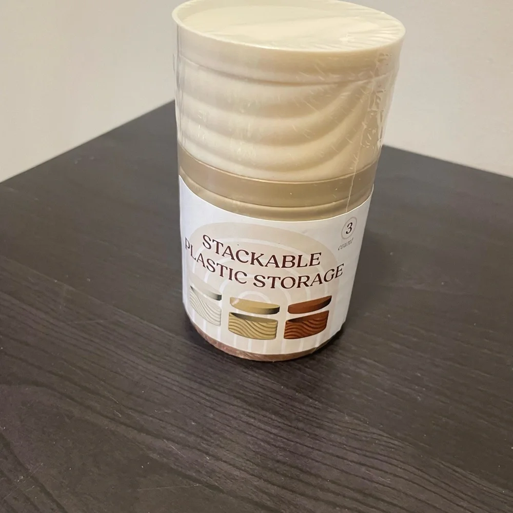 Stackable Plastic Storage Containers